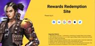 After reaching the Rewards Redemption Site, sign in through one of the ways (Image via Free Fire)